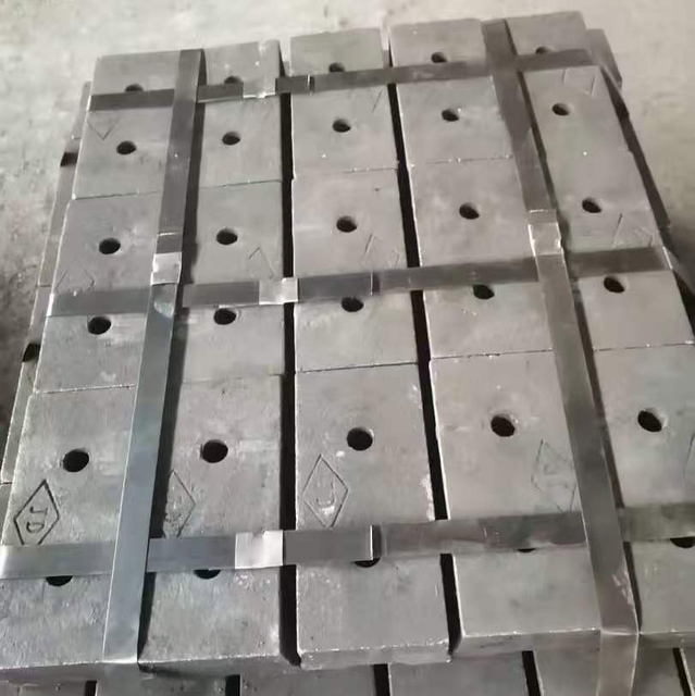 M&uuml;hlenauskleidung aus Chromlegierungsstahl